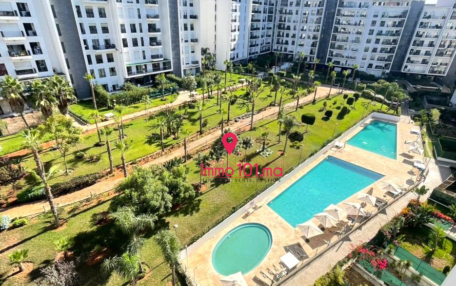 Location appartement meublé à Prestigia – Hay Riad SILAM2272